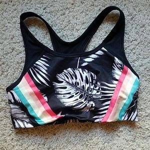 PINK Tropical Rainbow Sports Bra